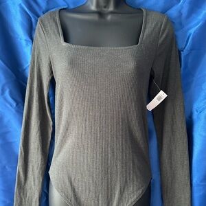 NWT Old Navy Dark Gray Bodysuit